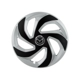 Cumpara ieftin Set 4 capace roti Rex Gri-Negru R16 Compatibil Cu Mazda