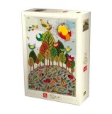 Puzzle adulti Deico Nature Puzzle - Birds and Insects, 1000 piese