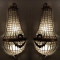 Un superb set de 2 aplice in stil francez de dimensiuni impresionante