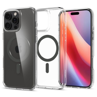 Husa pentru iPhone 16 Pro Max - Spigen Ultra Hybrid MagSafe - Graphite foto