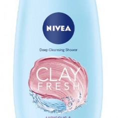 Gel de dus Nivea Clay Fresh Hibiscus & White Sage, 250 ml