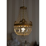 Lampa din alama masiva cu cristale KKC009, Lustre