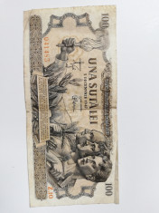 Bancnota 100 lei, 5 dec. 1947, stare buna foto