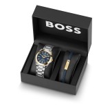 Ceas Barbati, Hugo Boss, Strike 1570191, Set cu Bratara - Marime universala