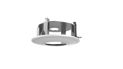 Suport Hikvision montaj tavan DS-1227ZJ-DM37, metal si plastic, alb, dimensiuni: foto