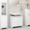 Gossi dulap de baie, alb, 60x33x61 cm, lemn prelucrat