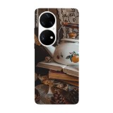 Husa compatibila cu Huawei Nova 8i model Retro tea cup, Silicon, TPU, Viceversa, Transparent, Carcasa