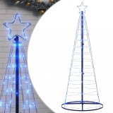 Cumpara ieftin Pom de Craciun LED 200 LED-uri Albastru 182 cm