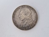 Franta Moneda de 100 Franci din Argint 1987 -General La Fayette, Europa