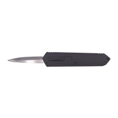 Briceag automat de vanatoare DEPOX&reg;, Destination Blade, metalic, 13.5 cm, negru