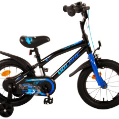 Bicicleta pentru baieti Volare Super GT, 16 inch, culoare negru/albastru, frana PB Cod:21780