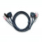 CABLU KVM ATEN cablu 3 in 1 conector tip USB (T) | 3.5 mm Jack (T) x 2 | DVI-D (T) &amp;quot;2L-7D05U&amp;quot;