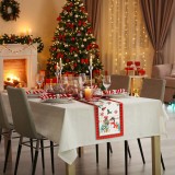 Decoratiune de Craciun - traversa de masa - Spiridus - 183 x 33 cm
