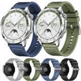 Curea ceas 22mm silicon cu textil smartwatch Huawei Watch GT3 GT4 GT5 46mm Pro