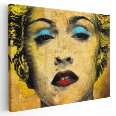 Tablou Madonna cantareata 2267 Tablou canvas pe panza CU RAMA 70x100 cm