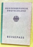 G96-I-Pasaport Bundes Republik Deutchland- Reisepass-R.F.G. VINTAGE 1951-1959.