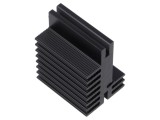 Radiator extrudat T universal negru 37,5mm x 30mm x 45mm