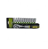 Clichet 1/2&quot; 72 Dinti JBM cu Set Tubulare 12 Fete - Cheie Clichet Profesionala