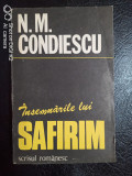 Insemnarile lui Safirim-N.M.Condiescu