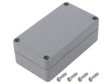 Carcasă universală ABS gri &icirc;nchis IP67 65mm x 115mm x 40mm