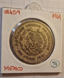 74 Mexico, Mexic, 1 Peso 1961, Billon, America Centrala si de Sud