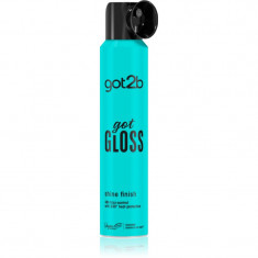 got2b got Gloss Shine Finish spray pentru protecția termică a părului pentru un par stralucitor si catifelat 200 ml