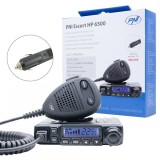 Statie Radio CB PNI Escort HP 6500, 4W, AM/FM, 12V, ASQ, RF Gain, Multistandard, Squelch, Canale 9-19 Urgenta, Microfon RJ11
