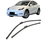 Cumpara ieftin Set stergatoare auto TESLA MODEL Y (5YJY) 2019-2024, pentru parbriz, Valeo Silencio Xtrm