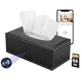 Camera Spionaj in Suport servetele iUni IP73, 64GB, Wi-Fi, Full HD, Vizualizare Live pe telefon