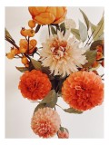 Tablou Canvas cu Cunună de flori autumnale elegante, 26 x 39 cm, CMCLASS
