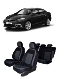 Cumpara ieftin Set huse scaune dedicate RENAULT FLUENCE 2009-2014 (Bancheta fractionata+huse cotiere), Umbrella