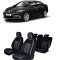 Set huse scaune dedicate RENAULT FLUENCE 2009-2014 (Bancheta fractionata+huse cotiere)