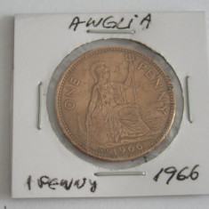 M3 C50 - Moneda foarte veche - Anglia - one penny - 1966