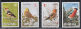 ROMANIA 2015 LP 2057 PASARI CANTATOARE SERIE MNH