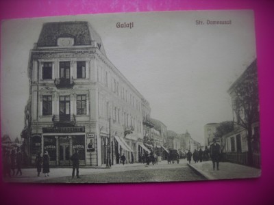 HOPCT 502 L STRADA DOMNEASCA IN ANUL 1928 GALATI -CIRCULATA foto