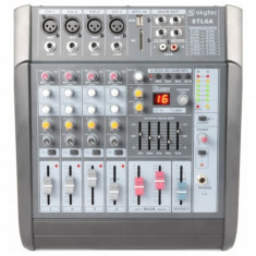 Mixer amplificat activ 2x240W RMS cu 6 canale, SD/USB/MP3 efecte DSP foto