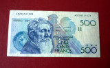 Bancnota 500 franci BELGIA