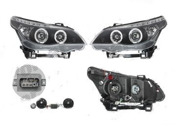 Set faruri tuning Bmw Seria 5 (E60/E61) 06.2003-03.2007 BestAutoVest fata stanga+dreapta H1+H1 foto