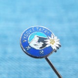 Insigna Vysoke Tatry / floare de colt , pin flori