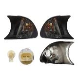 Lampa semnalizare fata Bmw Seria 3, Coupe/Cabrio, 05.1999-09.2001, partea Stanga+Dreapta, Fata, PY21W; fumuriu; cu soclu bec; Omologare: ECE, Depo