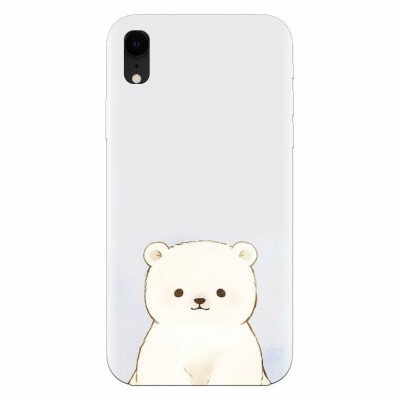 Husa silicon pentru Apple Iphone XR, Bear foto