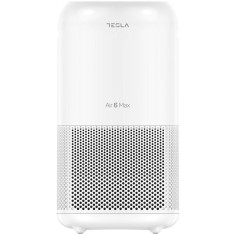 Purificator Tesla Air6 MAX, CADR 400 m3/h, Wi-Fi, Senzor calitate aer, Sleep Mode, Timer, Filtru HEPA+Carbon Activ+Catalyst, Lumina UV-C, Alb