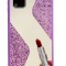 Husa silicon oglinda si sclipici ( glitter) Samsung S20 Plus ; S20+ , Mov