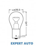 Set 2 becuri 12v py21w original blister osram UNIVERSAL Universal #6, Array