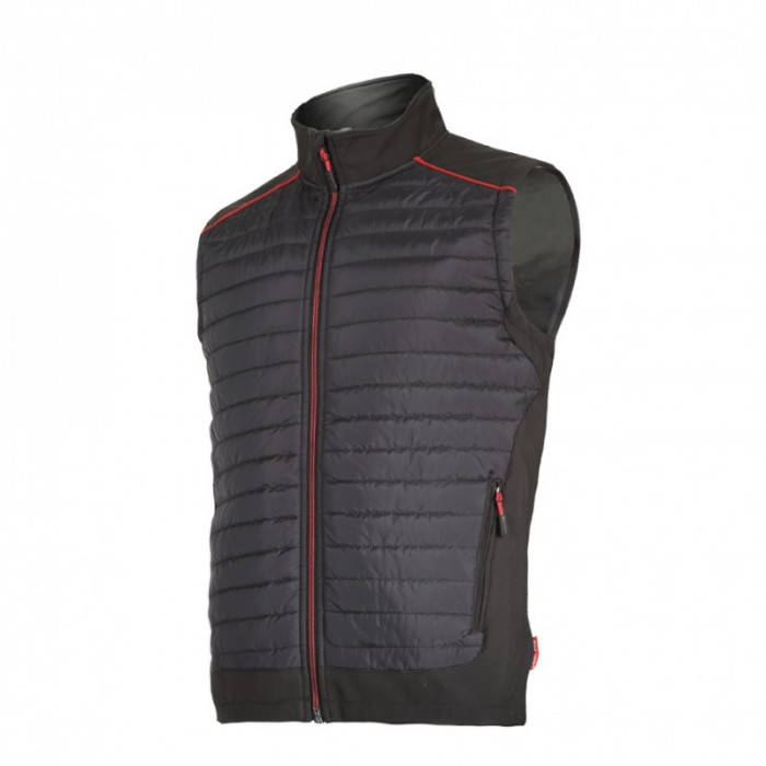 Veste matlasata Lahti Pro, 3 buzunare, talie adjustabila, marimea XL, negru