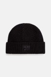 Puma caciula din bumbac RE:Collection DT Beanie culoarea negru, bumbac, din tricot gros, 025496