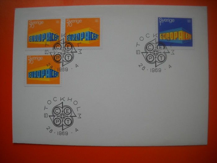 HOPCT PLIC S NR 418 SUEDIA 1969 -EUROPA CEPT