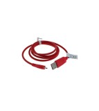 Cablu de date usb 2.0 la micro usb, Rosu, 95 cm, Oem