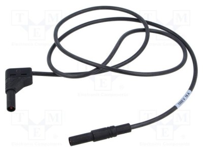 Cablu de măsurare Hirschmann T&amp;amp;M 16A 1kV 1m negru foto