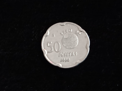 M3 C50 - Moneda foarte veche - 50 ptas - Spania - 1990 foto